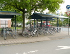 Bike + Ride - Station am Roland-Center in Huchting. Quelle: KWK-Freiraum-Planung