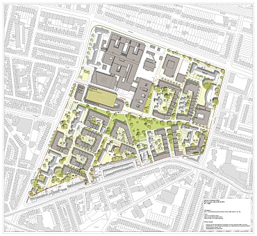 Rahmenplan des Neuen Hulsbergviertels