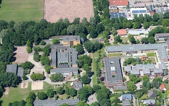 Luftbildaufnahme (Ausschnitt), Juni 2010; Foto: Studio B, Bremen