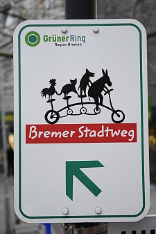 Wegweiser Bremer Stadtweg
