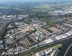 Luftbild des Entwicklungsgebietes Vorderes Woltmershausen