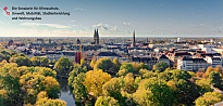 Blick über Bremens Innenstadt - Die Stadt als Arbeitgeberin 